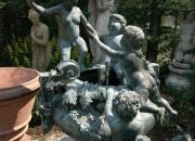 großer Barockbrunnen, Springbrunnen, Puttenbrunnen, Puttenspringbrunnen, Gartenbrunnen,