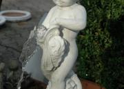 Wasserspeier - Putte mit Delphin, Springbrunnen,