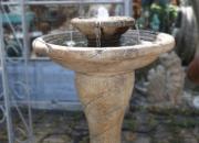 Antik Springbrunnen, Gartenbrunnen, Höhe 89cm, Durchmesser ca. 61cm