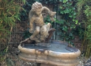 Neptun, Henri Springbrunnen, Höhe ca. 94cm, Tiefe/Breite ca. 76cm