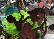 Gartenstecker Frühlingskinder nach Sibylle von Olfers