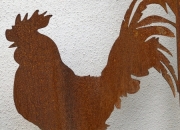 Scherenschnitt "Der Hahn"