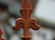 Eisenguss - Rankhilfe -  Eisenzaun