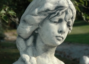 Steinguss - Mädchen Büste