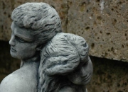 Das Liebespaar - Love - Steinguss