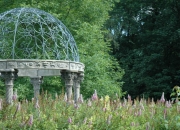 Garten Pavillon mit Eisenkuppel