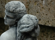 Liebespaar - Eros - Amor - Der erst Kuss -
