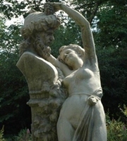 Weingott Bacchus mit schöner Venus