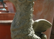 englischer Antiksteinguss - Drache