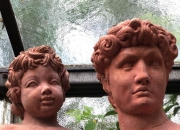original italienische - Terracotta Büste -David -
