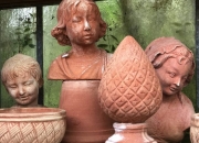 original italienische Terracotta -Pienienzapfen