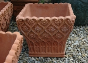 Terracotta - Impruneta - Pflanztopf - Winterfest -