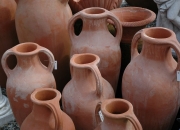 Terracotta - Impruneta - Amphoren - Winterfest