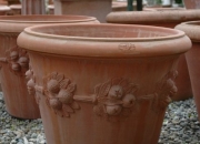 Terracotta Impruneta - Vase - Pflanzvase - Amphore - Winterfest