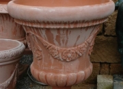 Terracotta Impruneta - Vase - Pflanzvase - Amphore - Winterfest