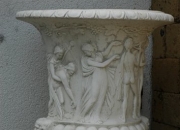 italienische Steinguss Pflanzvase