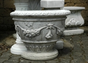 Steinguss  - Pflanzvase