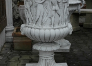 Vase - Amphore  - groß - Steinguss